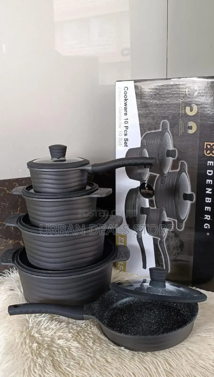 Edenberg Nonstick Cooking Pots 
10 PCS Sets
 Code :9185