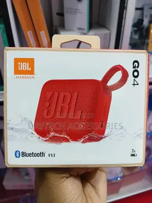 JBL Go 4 Ultra-Portable Bluetooth Speaker - 5.3 / Red