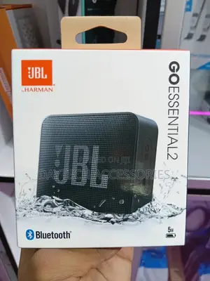 The JBL Go Essential 2 Bluetooth Speaker.