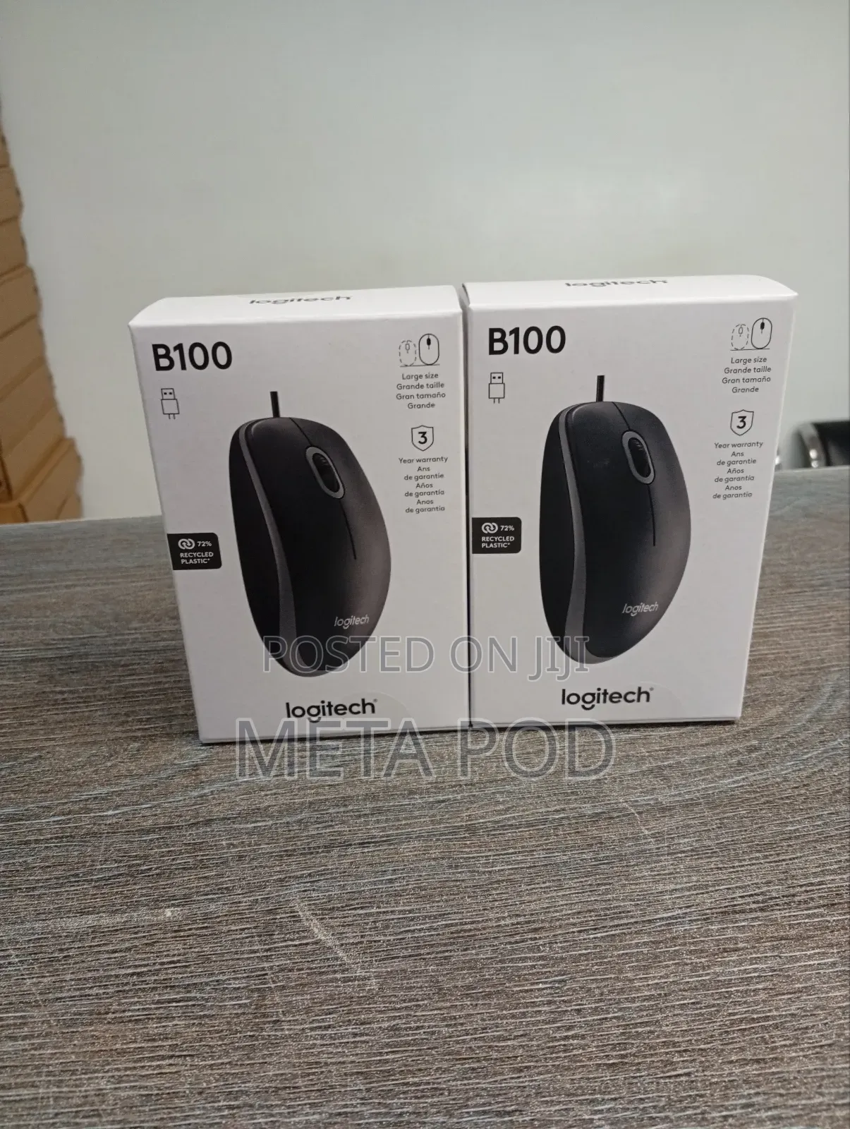 Logitech B100 Wired Mouse