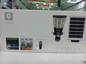 Remote Viewing 4g PTZ Dual Lens Solar Camera Solar Street Light
