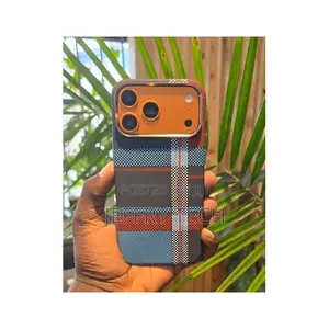 Apple iPhone 17 Pro Max Free Air Carbon Fibre Case With Tribal/Checker