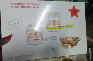 Double Egg Boiler With Magic Pan