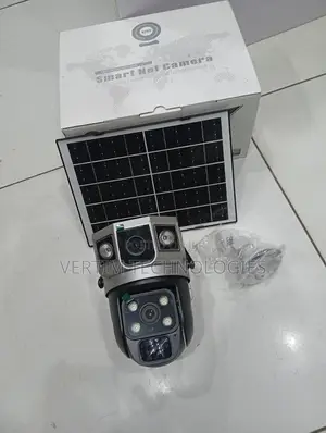 High Definition 3mp Hd 12mp 4g PTZ Rotating Dual Lens Solar Camera