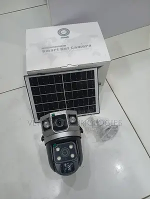 V380pro 4g Dual Lens Solar Camera With Remote Control and Monitoring