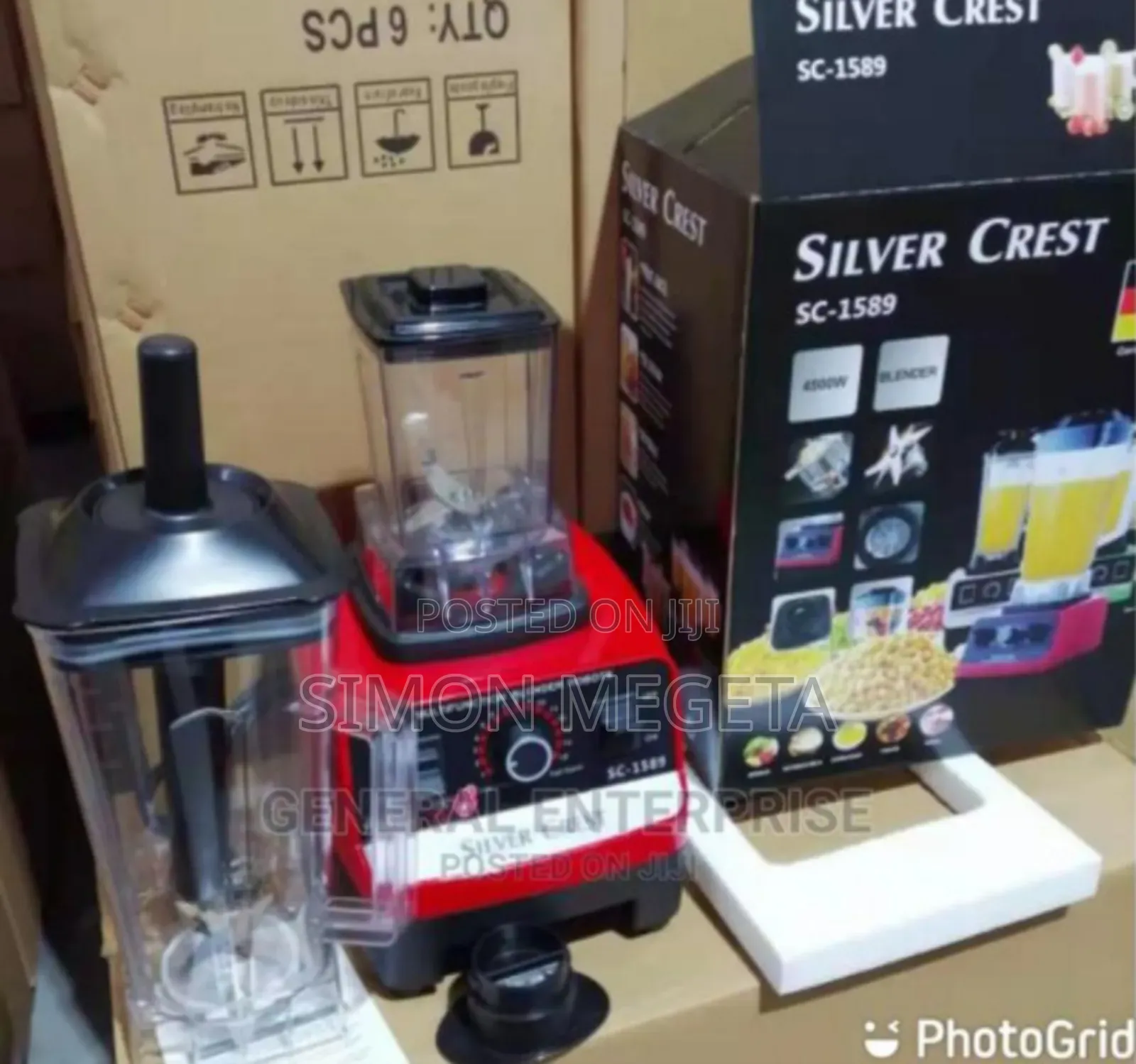 With Grinder Original Silver Crest Commercial Blender