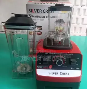 Two in One. 2in1 Silver Crest Commercial Blender