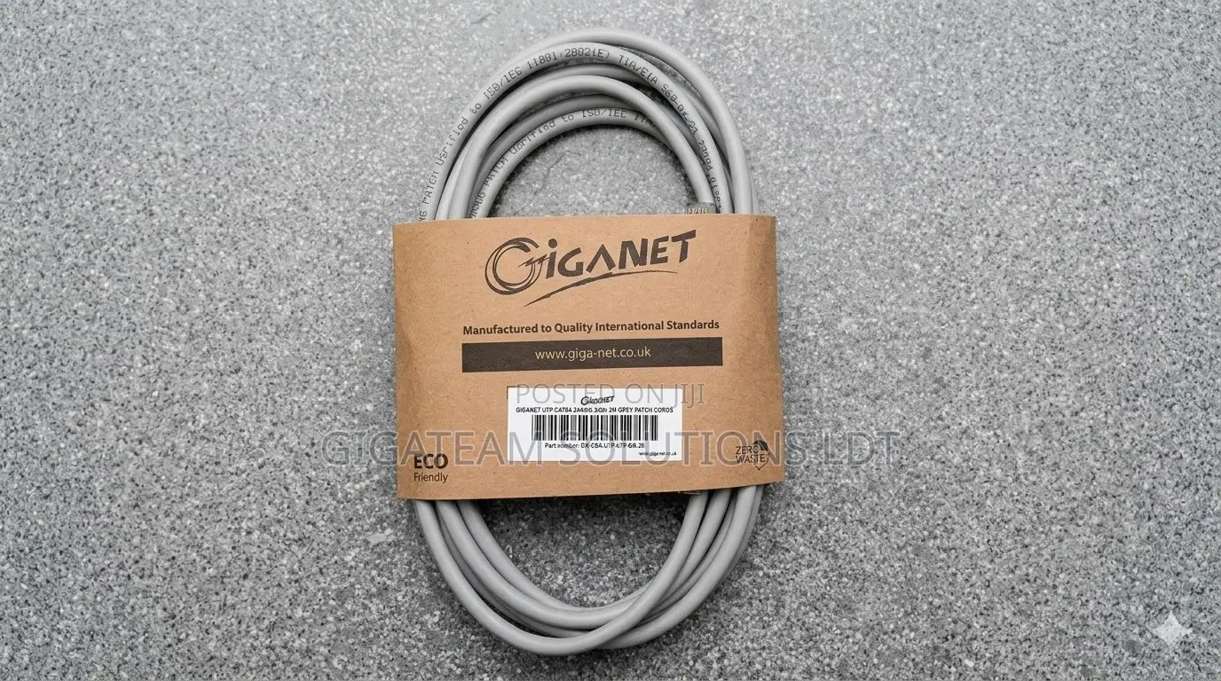 Giganet Gn-C6a-Pc-03m-Grey Cat6 Utp 3m Patch Cord