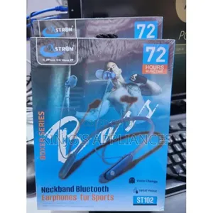Xstrom Neckband Bluetooth Earphones With Fingerprint