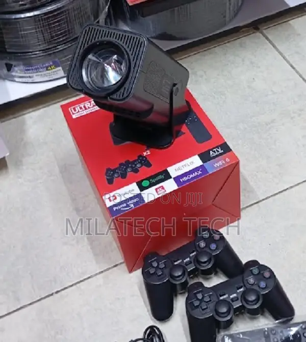 Hy 320 Projector With Gaming Console ;'Op