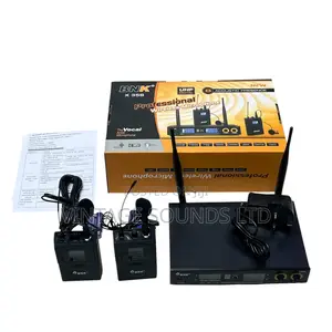 BNK X35b Professional Uhf Dual-Channel Wireless Lavalier Microphone