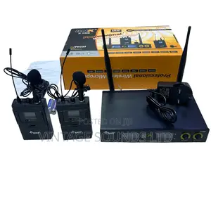 BNK X35b Professional Uhf Dual-Channel Wireless Lavalier Microphone