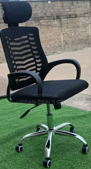 Secretarial Office Chair With Headrest