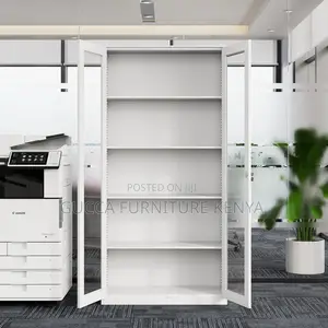 2-door Steel File Cabinet With Adjustable Shelves