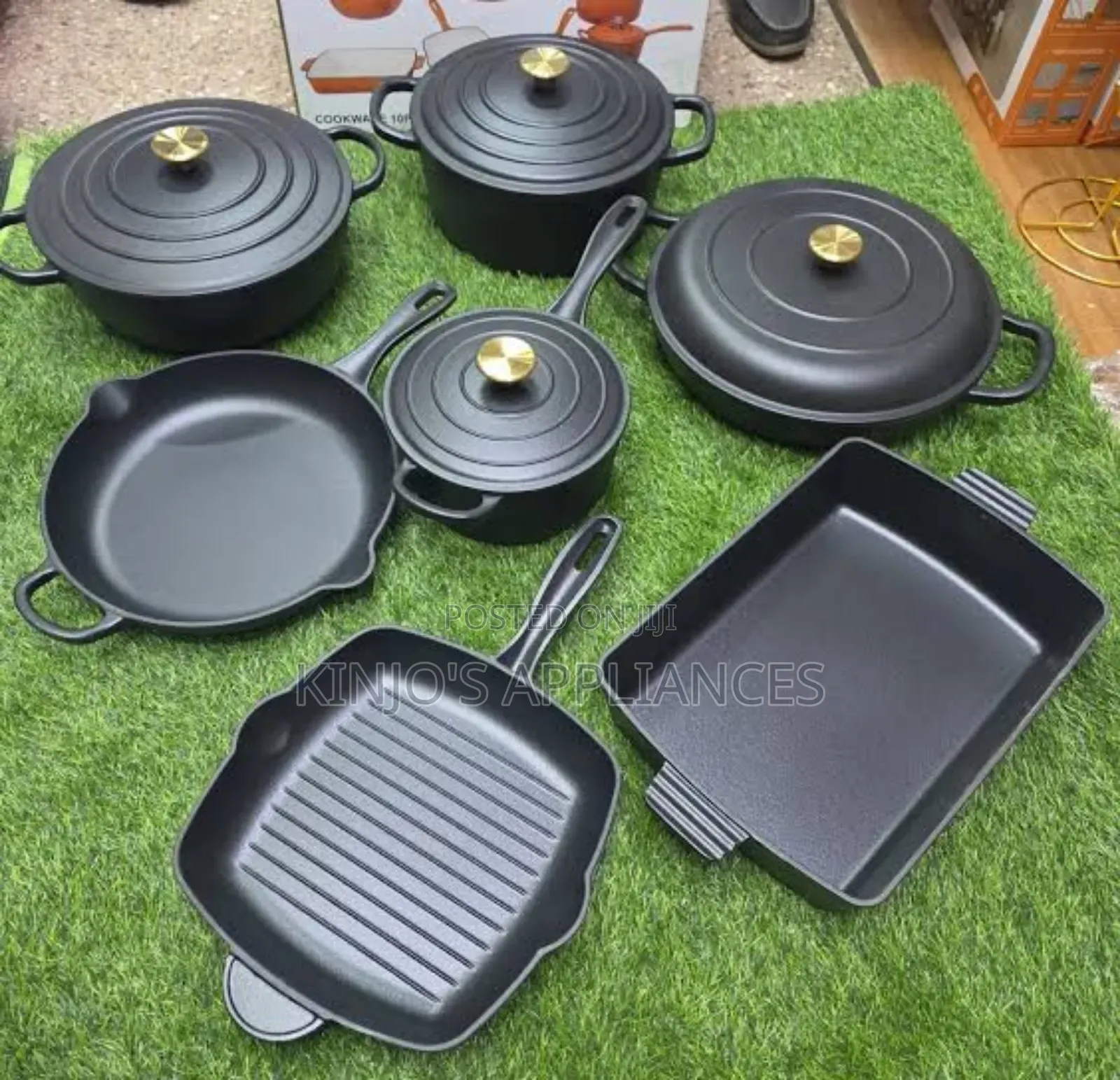 The Cast Iron Cooking Pot - Enamel Multi-Purpose Pot for Kitchen