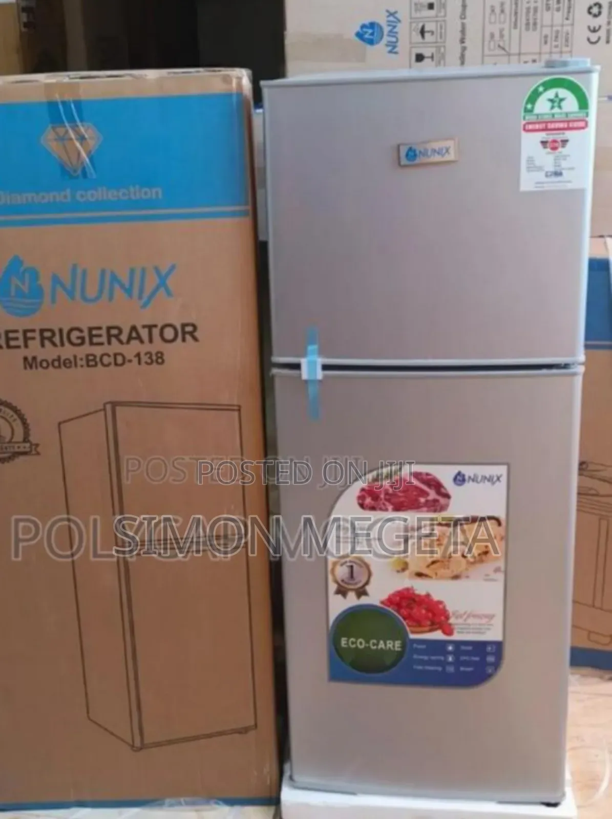 2star Rating . Nunix 200litres Fridge.