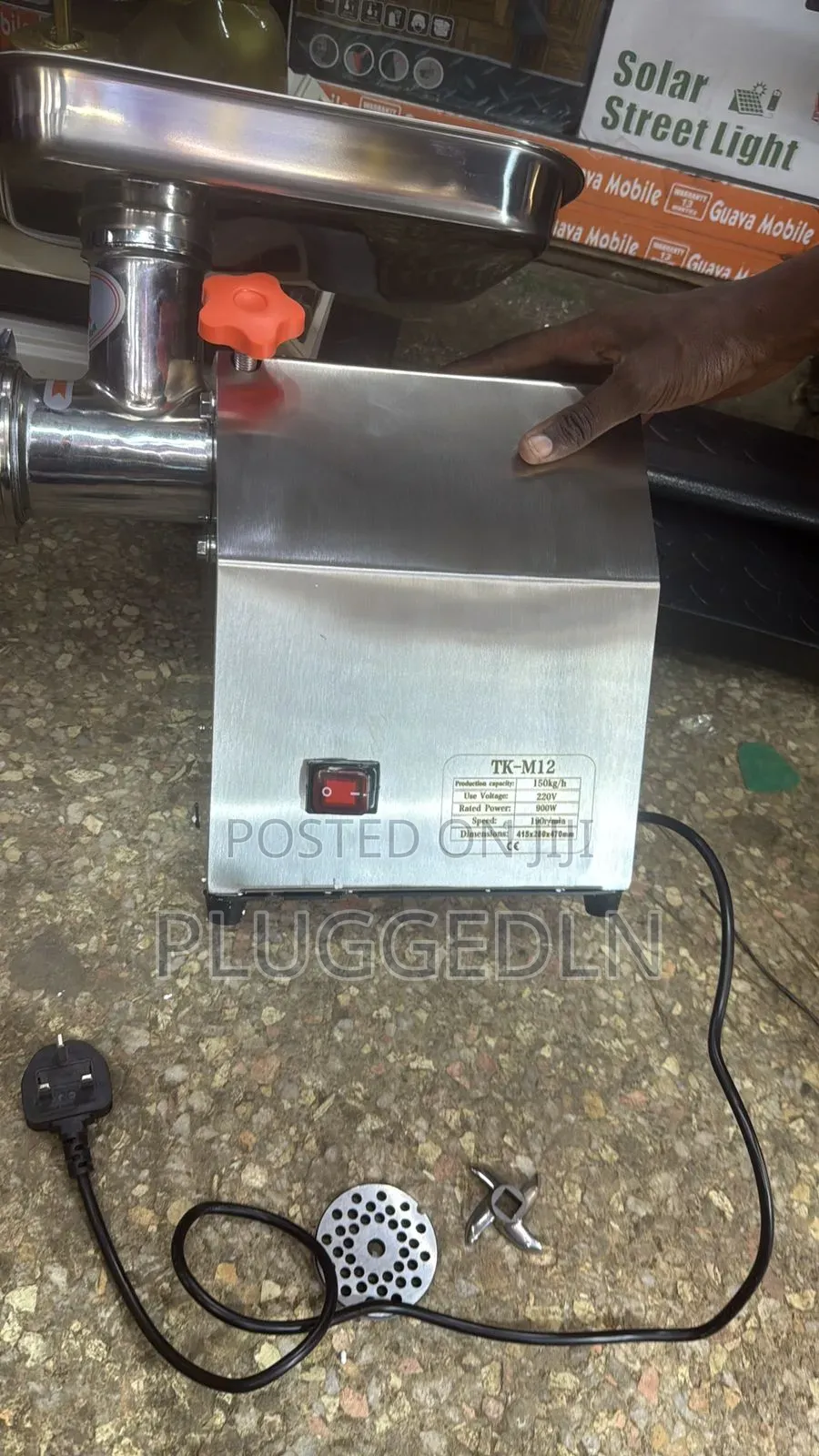 Tk-M12 Stainless Steel Electric Meat Mincer