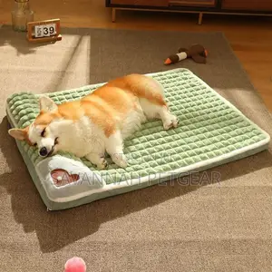 Deluxe Velvet Pillow Dog Bed With Removable Cover