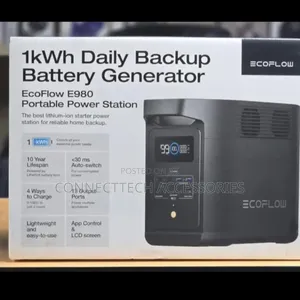 Ecoflow E980 Generator
(Free Fan+ Powebank) 7