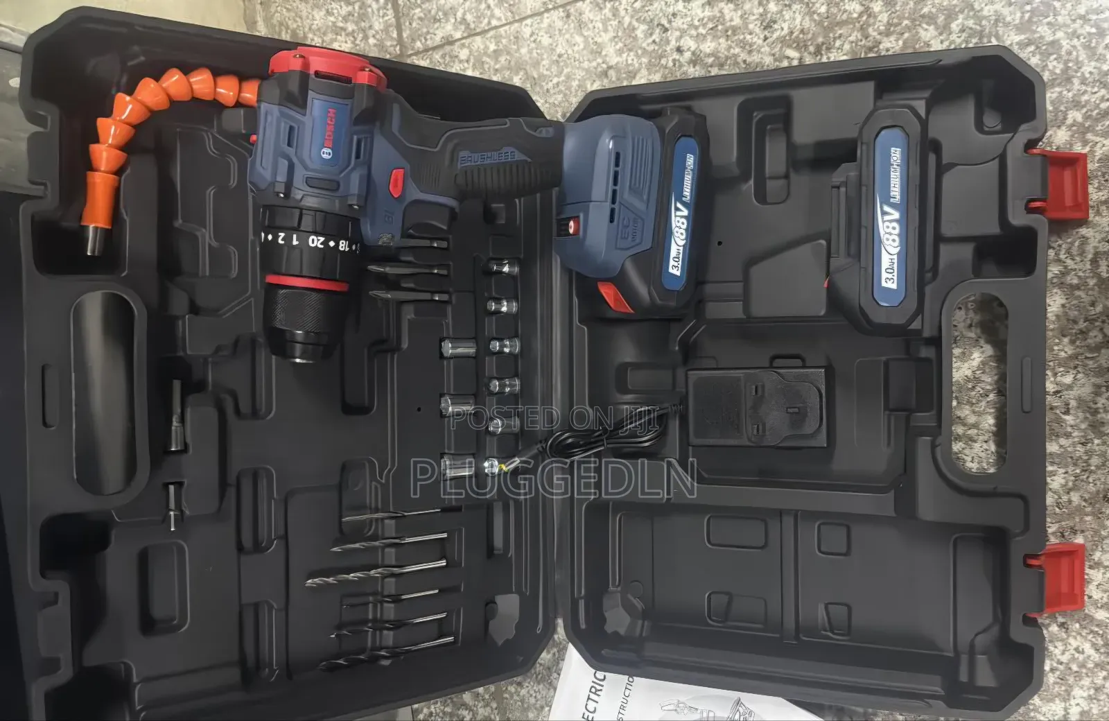 Brushless Drill Driver Set- Cordless