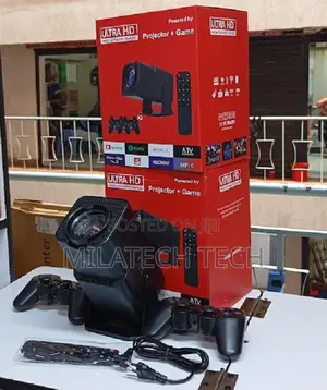 Smart Projector Hy320 With Gaming Console