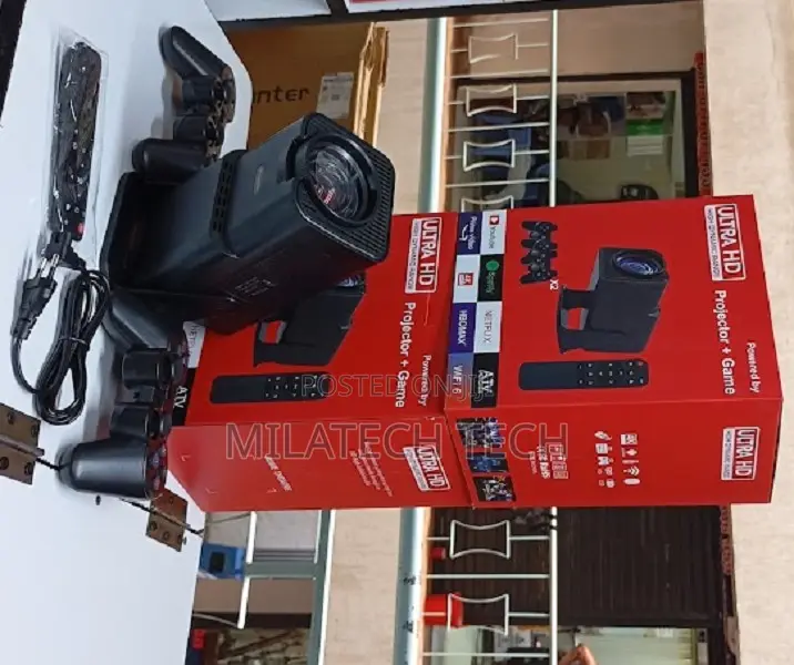 Smart Projector Hy320 With Gaming Console