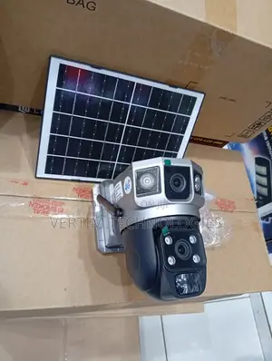 Alarm Warning Light 4g Dual Lens Solar Camera Flashing Alarm Lights
