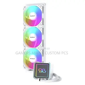 Coolleo Ice Mirror 360 V2 TDP 300w Argb Aio Liquid Cpu Cooler White
