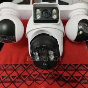 Two Way Audio System Quad Camera Solar Powered 4g Smart