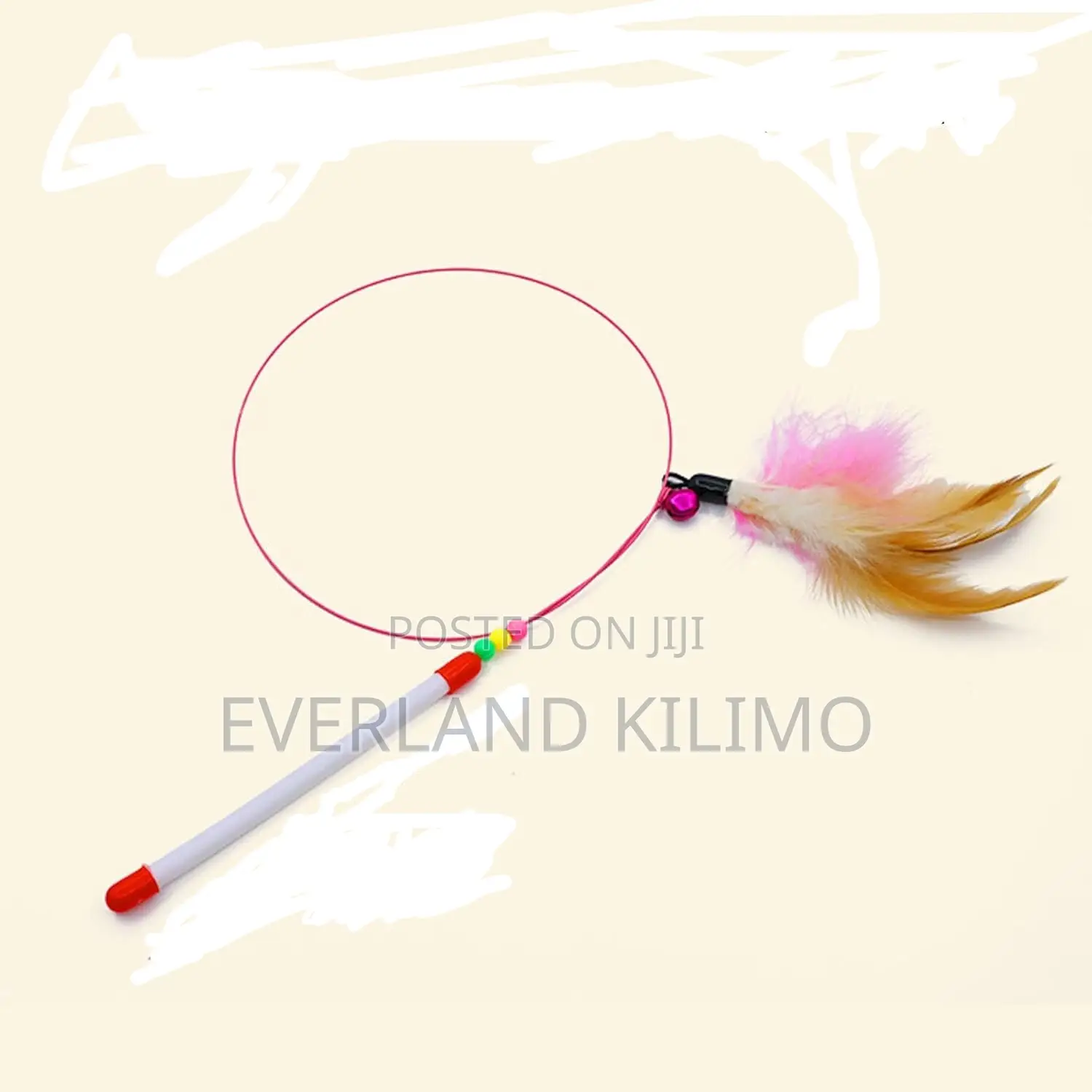 Long Interactive Wand Toy for Cat and Kitten