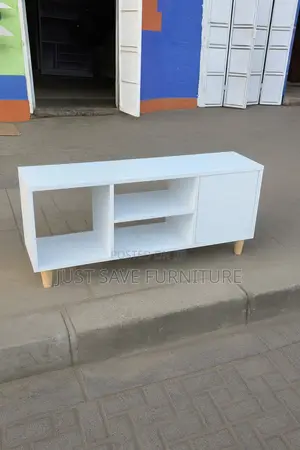 Modern White Tv Stand With Storage Cabinet – On Offer Today