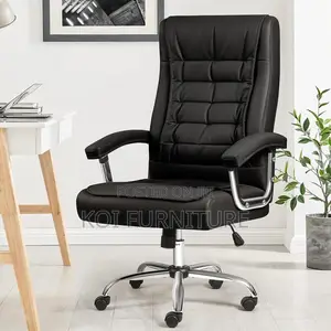 Office Chair; Leather Reclining Strong High Back Chairs
