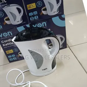Von 1.7l Cordless Electric Kettle Vskl17bnk – 2200w White