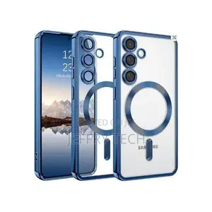 Samsung Galaxy A55 Luxury Tpu Magsafe Blue High Protection Phone Case/