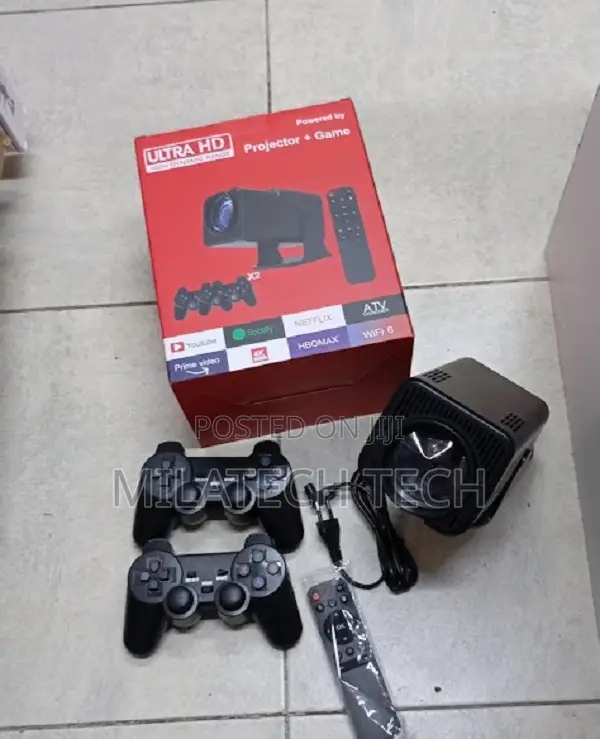 Portable Projector Original With Game Controller,