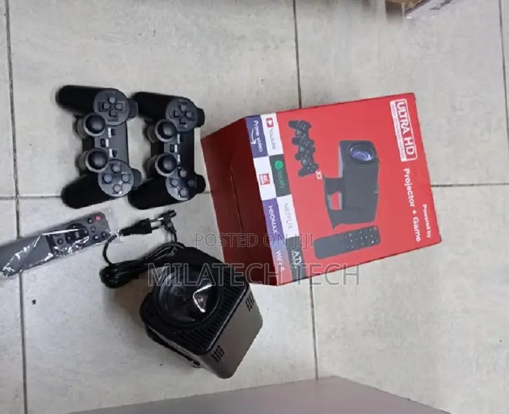 Portable Projector Original With Game Controller,