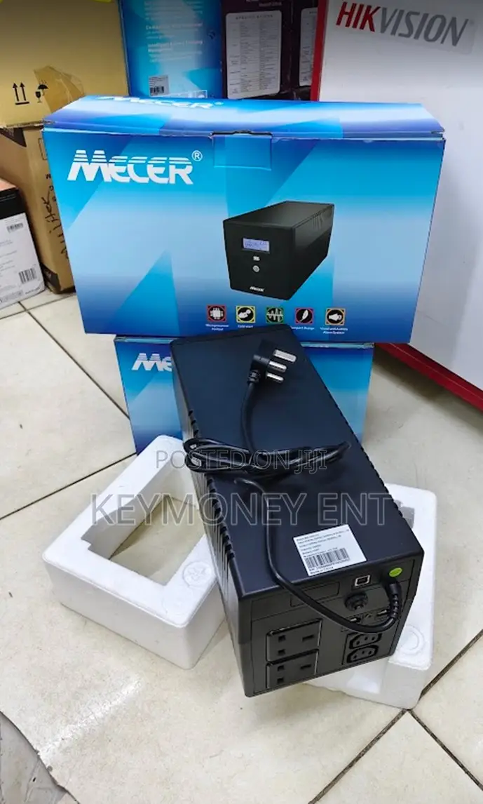 Mecer Battery Back Up Line Interactive Ups With 4ports 1000va 1kva