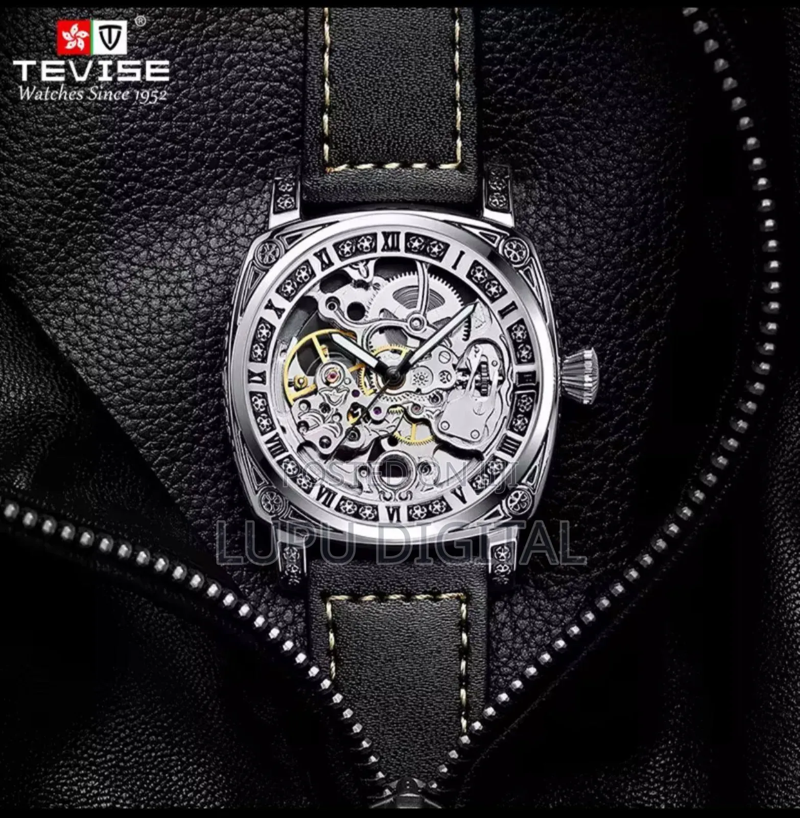 Tevise Automatic Skeleton Design Gents Watch