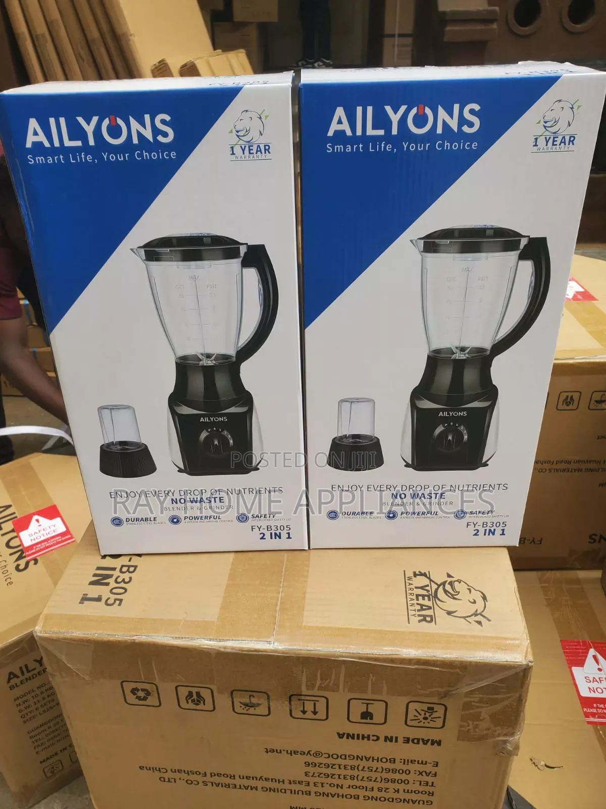 Ailyons 2 in 1 Heavy Blender