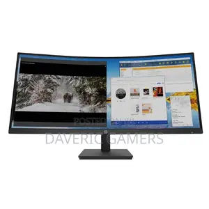 Hp M34d 34-Inch WQHD Curved Monitor – 3440×1440 Wide Usb-C Display