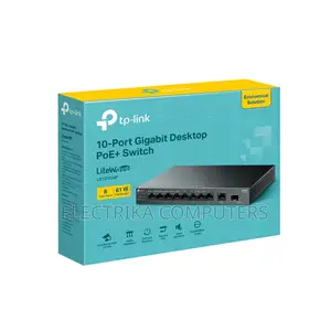 Ls1210gp New
10-Port Gigabit Desktop Switch With 8-Port Poe+