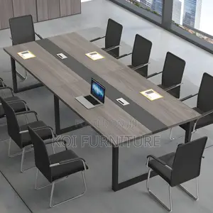 Boardroom Table; Solid Wood Executive 2.4m Boardroom Table