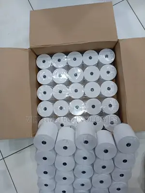 Pos Systems 50 Pieces 80mm by 80mm by 13mm Thermal Paper Rolls