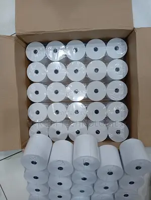 Retail Stores 50 Pieces 80mm by 80mm by 13mm Thermal Paper Rolls