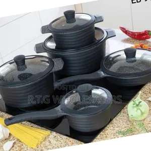 10‐Pc Non‐Stick Edenburg Kitchen Cookware