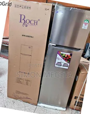 Fare Price Roch Double Door Fridge 250 Litres Available