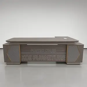Office Desk; L Shaped Presidential 2.4m Executive Desk
