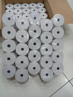 Cost Effective 50 Pieces 80mm by 80mm by 13mm Thermal Paper Rolls
