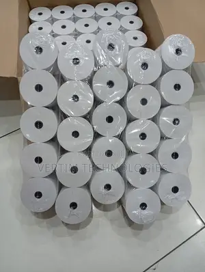 Restaurants 50 Pieces 80mm by 80mm by 13mm Thermal Paper Rolls
