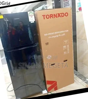 Tornado 304 Litres Black Fridge Available